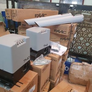 bảng giá motor cổng lùa Faac