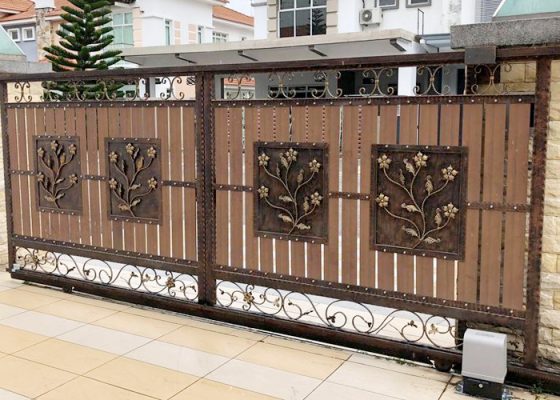 Motor cổng lùa yh taiwan có tính thẩm mỹ sản phẩm có tính thẩm mỹ cao