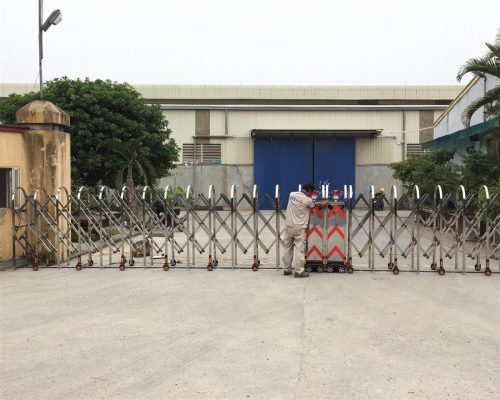 KIểu dáng đa dạng đối với cổng xếp tự động KIểu dáng đa dạng đối với cổng xếp