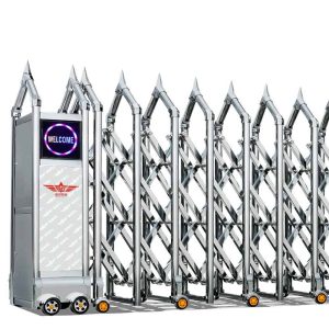 Cổng xếp inox 304 cao cấp chính hãng