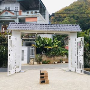 Cổng âm sàn sử dụng động cơ Vulcan V2