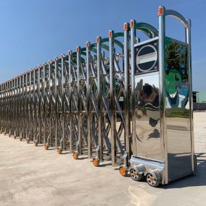 cổng xếp tự động