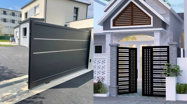 So sánh motor cổng lùa và cổng mở cánh