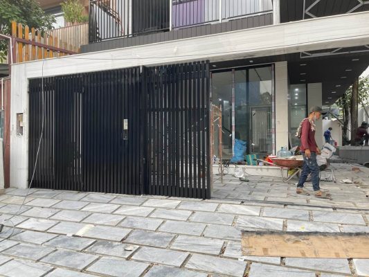 Cổng lùa tự động hiện đại