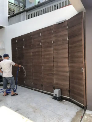 Lắp đặt cổng lùa tự động chính hãng