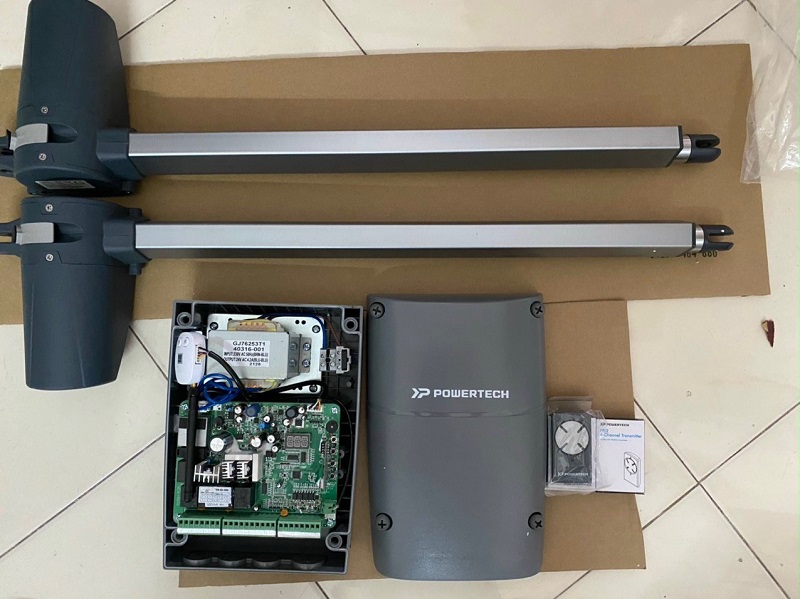 Trọn bộ motor cổng tay đòn PW200 Trọn bộ motor cổng tay đòn PW200